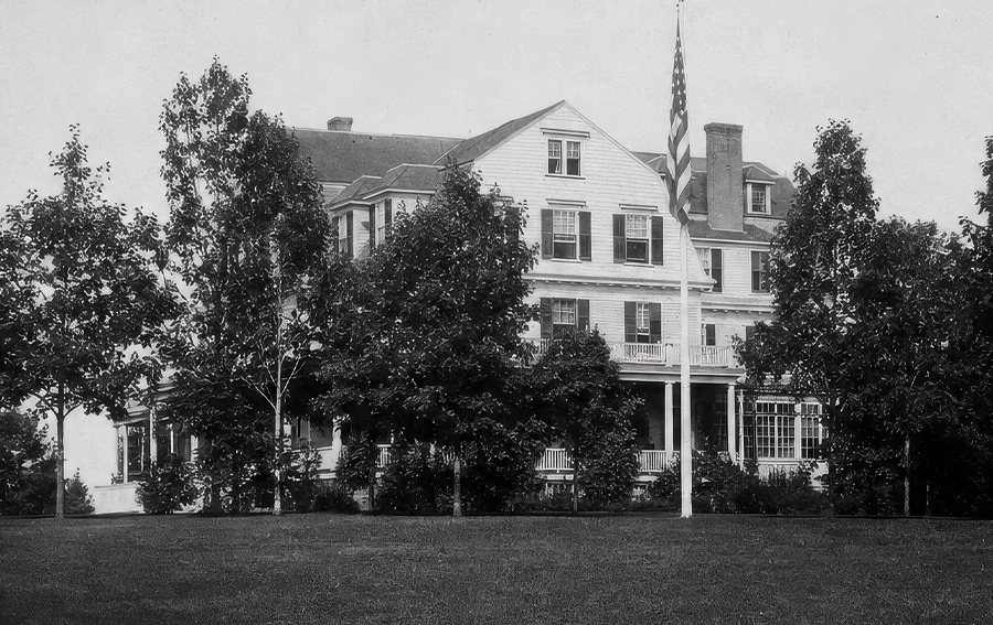 Historic exterior view of Idylease in Newfoundland, New Jersey