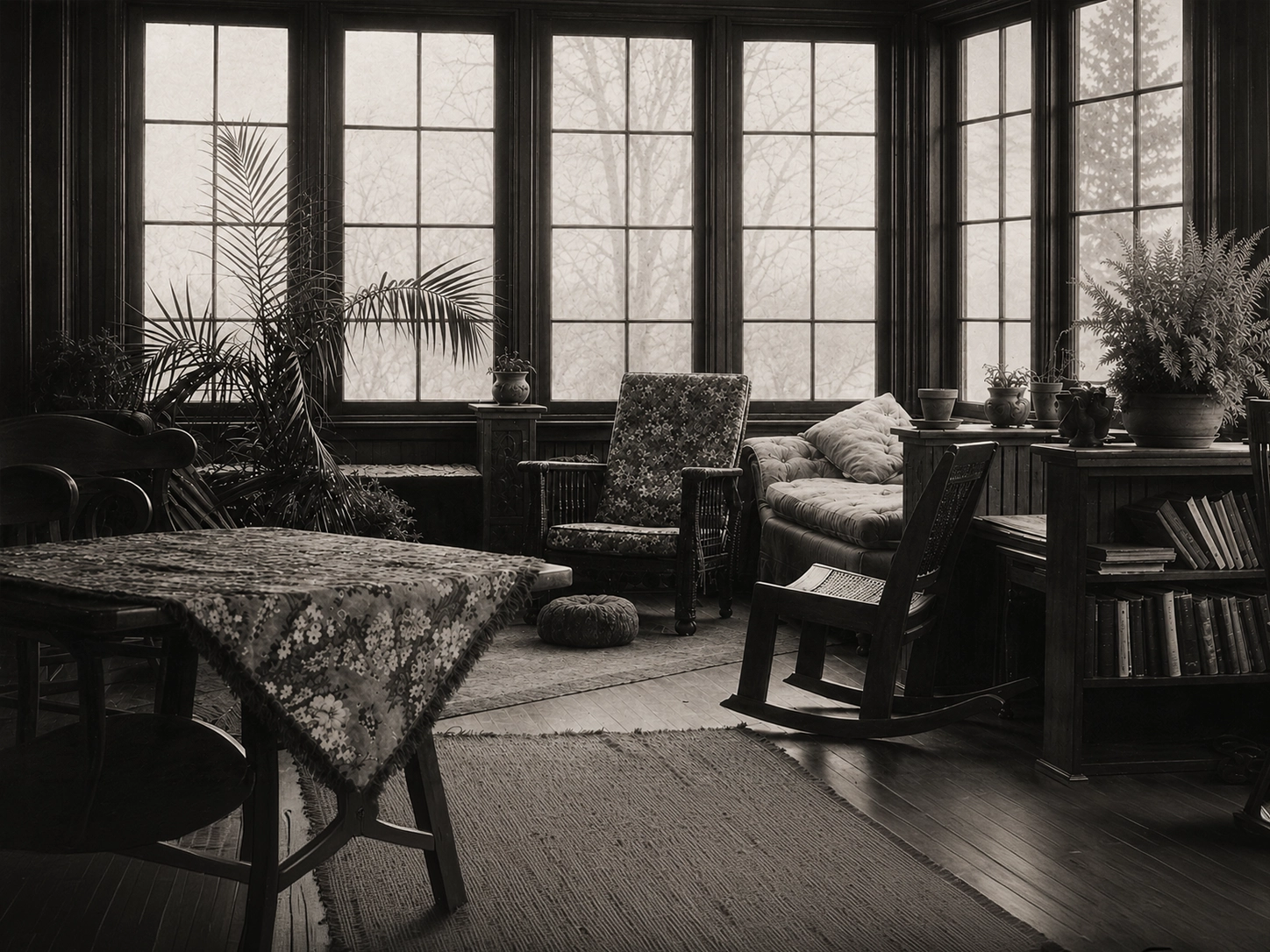 Solarium at Idylease in 1919