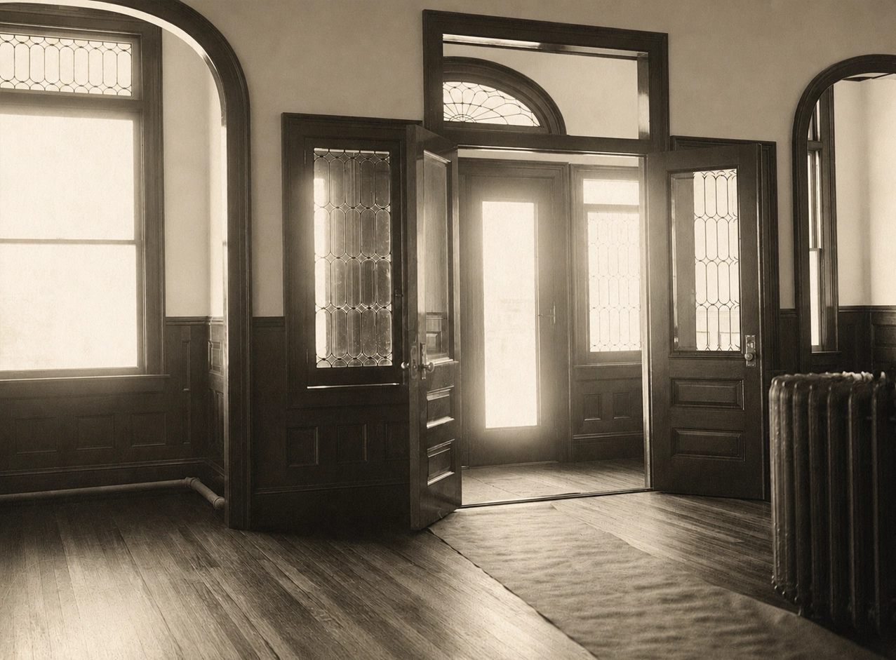 Lobby entrance at Idylease in 1903