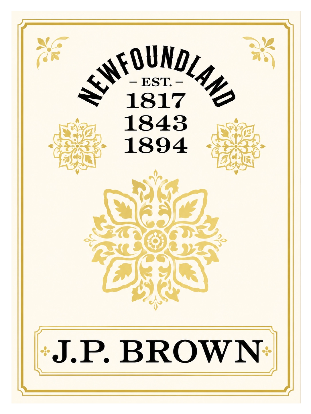 J. P. Brown estate marker associated with the land later acquired for Idylease