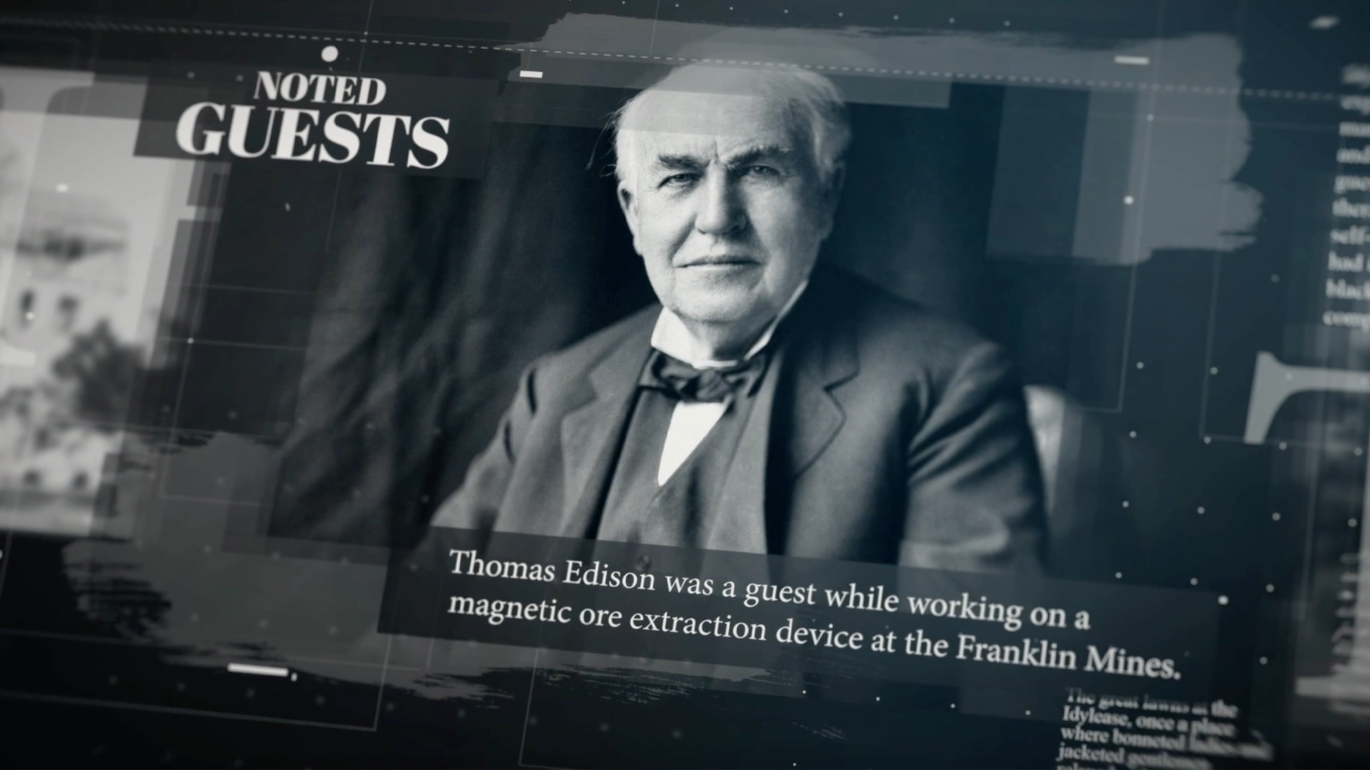 Thomas Edison and the electrification of Idylease in 1928