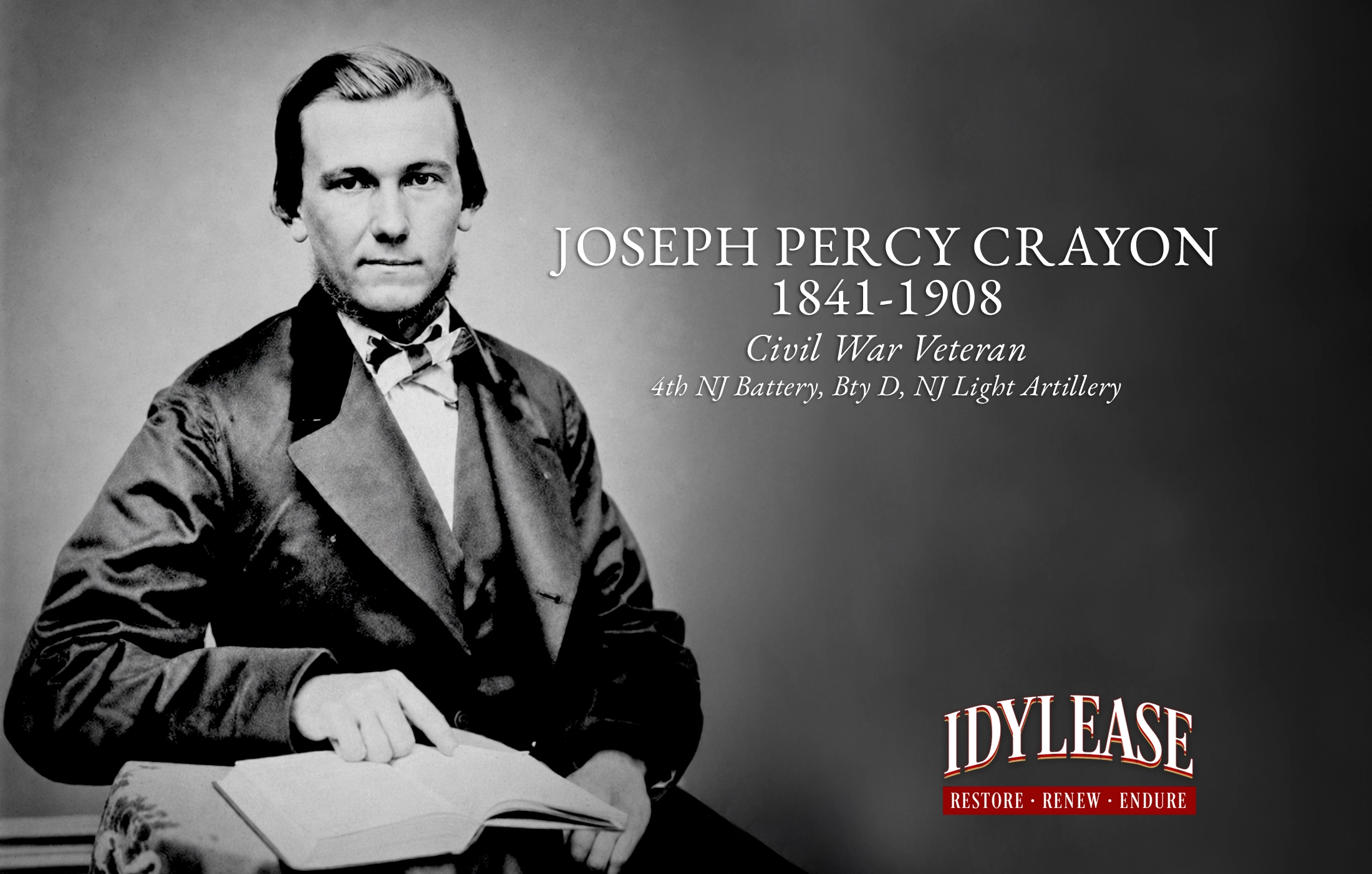 Archival image connecting Newfoundland New Jersey, Joseph Percy Crayon, and the early Idylease period